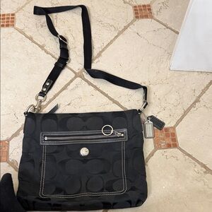 Coach Black Signature Crossbody Bag